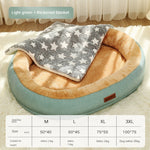 Load image into Gallery viewer, Removable And Washable Dog Bed Warm Cat Bed For Sleeping
