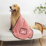 Load image into Gallery viewer, Pet Towel Dog Bathrobe Water Absorbent And Quick Drying Cleaning Beauty Glove Style Pocket Dog Bath Towel Accessori Cani

