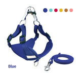 Load image into Gallery viewer, Pet Dog Harness Reflective Dog Leash Vest Type Harness Set
