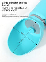Load image into Gallery viewer, Folding Pet Outdoor Walking Mug Portable Travel Water Bottle Puppy Cats Dogs Drinking Water Dispenser Cup Supplies
