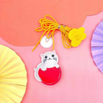 Load image into Gallery viewer, Cat Toys Simulated Cute Toys Funny Self-hey Interactive Toy Rope Grabbing Mouse Telescopic Hanging Cat Pet Supplies
