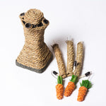 Load image into Gallery viewer, Theclimbing frame sisal rope scratchingtoytoys, sisal grinding claws scratching post platform pet supplies
