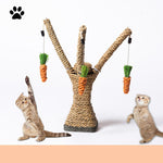 Load image into Gallery viewer, Theclimbing frame sisal rope scratchingtoytoys, sisal grinding claws scratching post platform pet supplies
