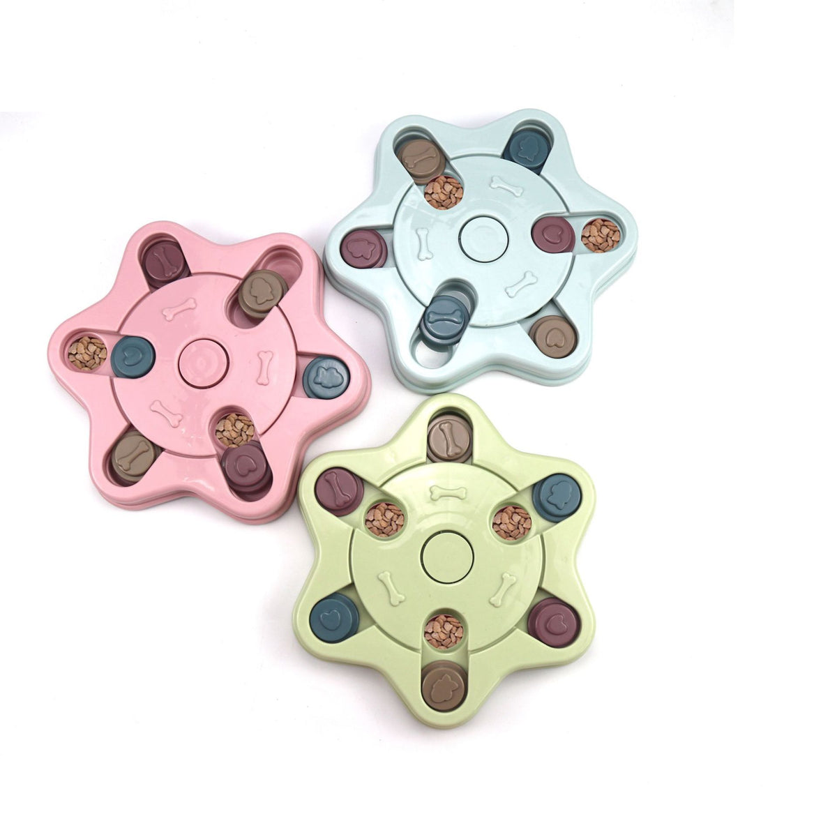 Educational dog toys anti choke dog bowl