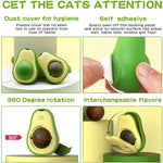 Load image into Gallery viewer, Cute Avocado Catnip Toys Cat Teeth Cleaning Toy Cat Supplies Catnip Mini Cat Treat Toys Interactive Pet Toys Pet Products Pet Avocado Ball Cute Funny Mint Cleaning Teeth Toy For Cat Supplies
