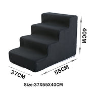 Pet Cat Sofa Steps Folding Non-slip Dog Ladder