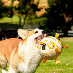 Load image into Gallery viewer, Dog Interactive Football Toys Children Soccer Dog Outdoor Training Balls Pet Sporty Bite Chew Teething Ball With Cute Printing
