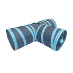 Load image into Gallery viewer, Rabbit Cat Tunnel Suede Cat Three Channel Foldable Pet Supplies
