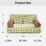 Load image into Gallery viewer, Fluffy Cat Couch  Washable Pet Couch Bed For Cats And Small Dogs Up To Non-Slip Dog Beds
