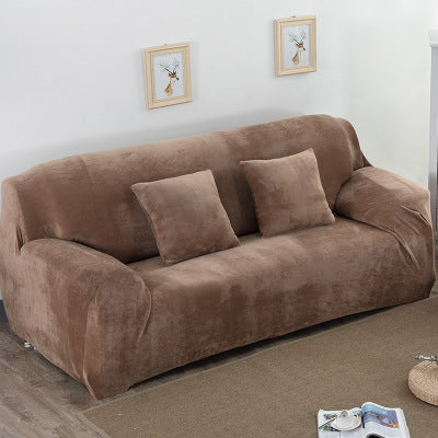 Plush thick universal leather sofa towel cover