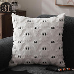Load image into Gallery viewer, Halloween Pillow Covers 18x18 Inch White Ghost Throw Pillow Cases Soft Plush  Couch Cushion Case For Chair Sofa Bedroom Living Room Home Decor
