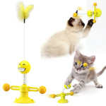 Load image into Gallery viewer, Cat Turntable Cat Windmill Toy Glowing Toy

