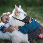 Load image into Gallery viewer, Dog Muzzle For Large Medium Small Dogs Mesh Muzzle For Dog To Prevent Biting Chewing Licking Eating Soft Dog Muzzle With Front Opening Design For Drinking Panting
