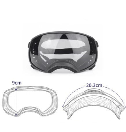 Pet glasses large dog full package eye protection windproof rain and snow