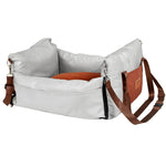 Load image into Gallery viewer, VEVOR Dog Booster Car Seat Pet Car Seat For Small Dog Up To 25lbs Gray
