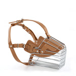 Load image into Gallery viewer, Dog Muzzle Adjustable Basket Soft Straps Rubber Pet Anti-bite Muzzle
