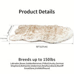 Load image into Gallery viewer, Luxury Faux Fur 5 Inches Thick Super Soft Memory Foam Dog Bed With Soft Removable Orthopedic Dog Bed Cover And Waterproof Liner
