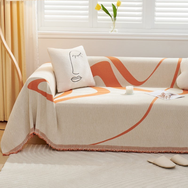 Four Seasons Universal Chenille Anti-scratching Sofa Cover Cloth Full Covered Sofa Cover Dustproof