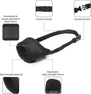 Dog Muzzle For Large Medium Small Dogs Mesh Muzzle For Dog To Prevent Biting Chewing Licking Eating Soft Dog Muzzle With Front Opening Design For Drinking Panting