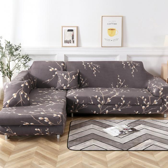 Modern elastic kaleidoscope fabric sofa cover