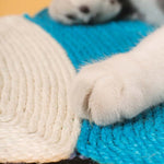 Load image into Gallery viewer, Cat Scratching Mat Natural Sisal Felt Durable Cat Scratching Board Cactus Shaped Scratcher Claws Grinding Protect Furniture
