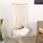 Load image into Gallery viewer, Pet Swing Cage Handmade Macrame Four Seasons Available
