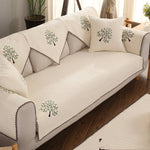 Load image into Gallery viewer, Four Seasons Fabric Cotton Linen Cushion Sofa Cover

