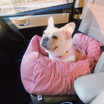Load image into Gallery viewer, Travel car seat small dog Schnauzer cushion dog
