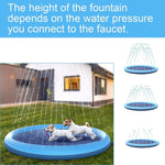 Load image into Gallery viewer, Dog Sprinkler Outdoor Toys Dog Swimming Mat Anti-Slip Dog Pool Splash  Pad
