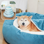 Load image into Gallery viewer, Orthopedic Dog Bed With Hooded Blanket Winter Warm Waterproof Dirt Resistant Cat Puppy House Cuddler Machine
