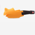 Load image into Gallery viewer, Rhino shape adjustable pure silicone dog muzzle
