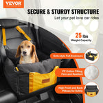 Load image into Gallery viewer, VEVOR Dog Booster Car Seat Pet Car Seat For Small Dog Up To 25lbs Black
