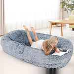 Load image into Gallery viewer, Queen Bed Pet Plush Sofa For Owner And Dog

