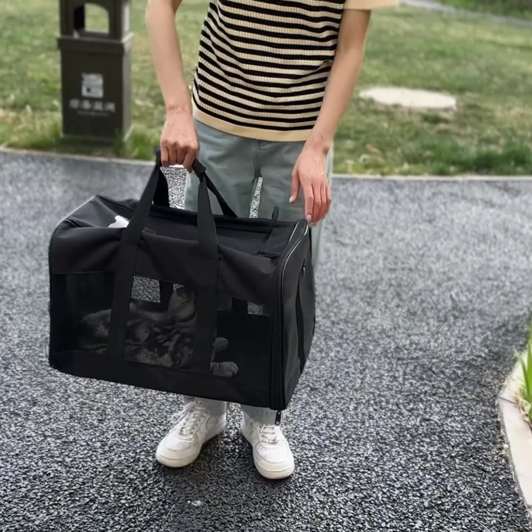 Dog cat carriers bags car portable transport pet bag cage portable pet foldable outgoing travel breathable pets handbag
