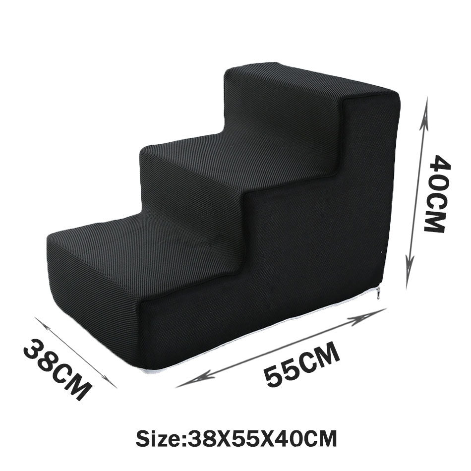 Pet Cat Sofa Steps Folding Non-slip Dog Ladder
