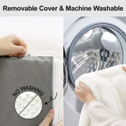 MEWOOFUN Orthopedic Dog Bed For Small Or Medium Dogs - 34.6 Inches Egg Foam Sofa With Removable Washable Cover & Non-Slip Bottom, Large, Beige