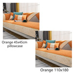 Load image into Gallery viewer, Leather Light Luxury Wind Chenille Sofa  Cushion Cover
