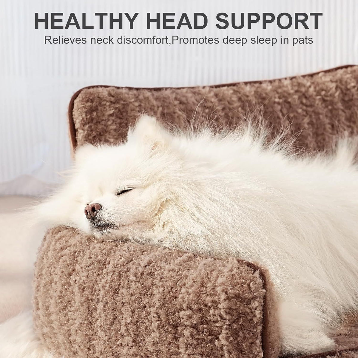 Mewoo orthopedic cat couch for indoor cats   26x19x11