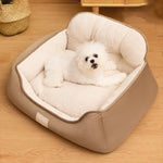 Load image into Gallery viewer, Cozy Plush Pet Bed Warm Washable Fluffy Sofa Toys Medium Dog Bed Kennel Indoor Blanket
