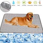 Load image into Gallery viewer, Dog Cooling Mat Cooling Pad For Pets Chilly Pad For Kennels, Crates, Cars, Indoor &amp; Outdoor Ice Silk Mat Cooling Blanket Cushion Non-Toxic Breathable Sleep Bed Beach
