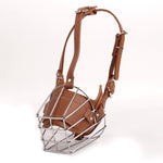 Load image into Gallery viewer, Dog Muzzle Adjustable Basket Soft Straps Rubber Pet Anti-bite Muzzle
