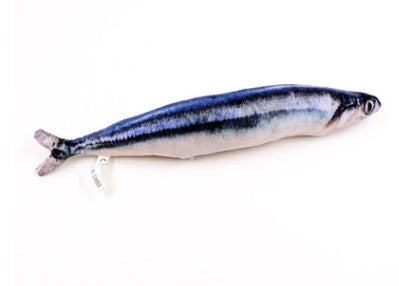 Creative catnip fish pet plush toy fish cat pillow