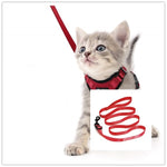 Load image into Gallery viewer, Escape Proof Cat Vest Harness And Car Seat Belt Adapter Adjustable Reflective Cat Harness Soft Mesh Harness For Kitten Puppy
