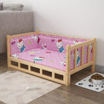 Load image into Gallery viewer, Bed Summer Wooden Wooden Bed Pet Dog Bed
