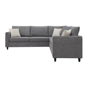 New 91 91  Modern L-Shape Sectional Sofa  Upholstered Living Room Couch