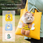 Load image into Gallery viewer, Little Bee Design Cat Dog Carrier Bags Portable Breathable Bag Soft Pet Carriers With Safety Zippers Outgoing Travel Pets Handbag
