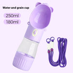 Load image into Gallery viewer, 2 In 1 Portable Dog Water Bottle For Small Big Dogs Cat Outdoor Leak-proof Puppy Drinking Bowl With Food Container Pets Feeder Pet Products
