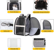 Innovative Traveler Bubble Backpack Pet Carriers For Cats And Dogs