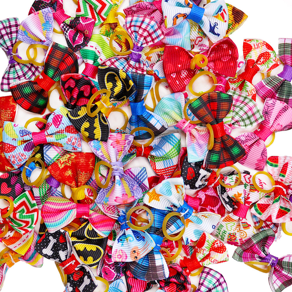 Pet head plaid bow accessories