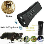 Load image into Gallery viewer, New Dog Repeller Ultrasound Pet Training Anti Barking Control Devices 3 in 1 Stop Bark Deterrents Trainer
